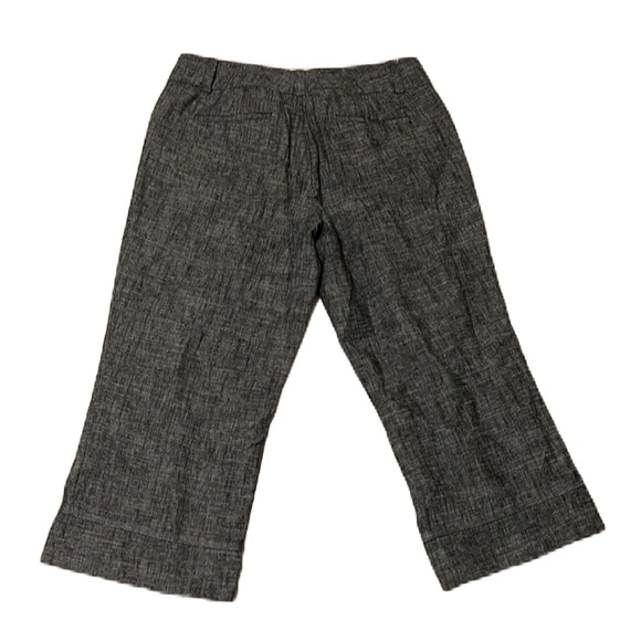 Women’s NEW YORK & COMPANY, 55% Linen, Casual Capris, Black/White, Size 8 - Picture 4 of 8